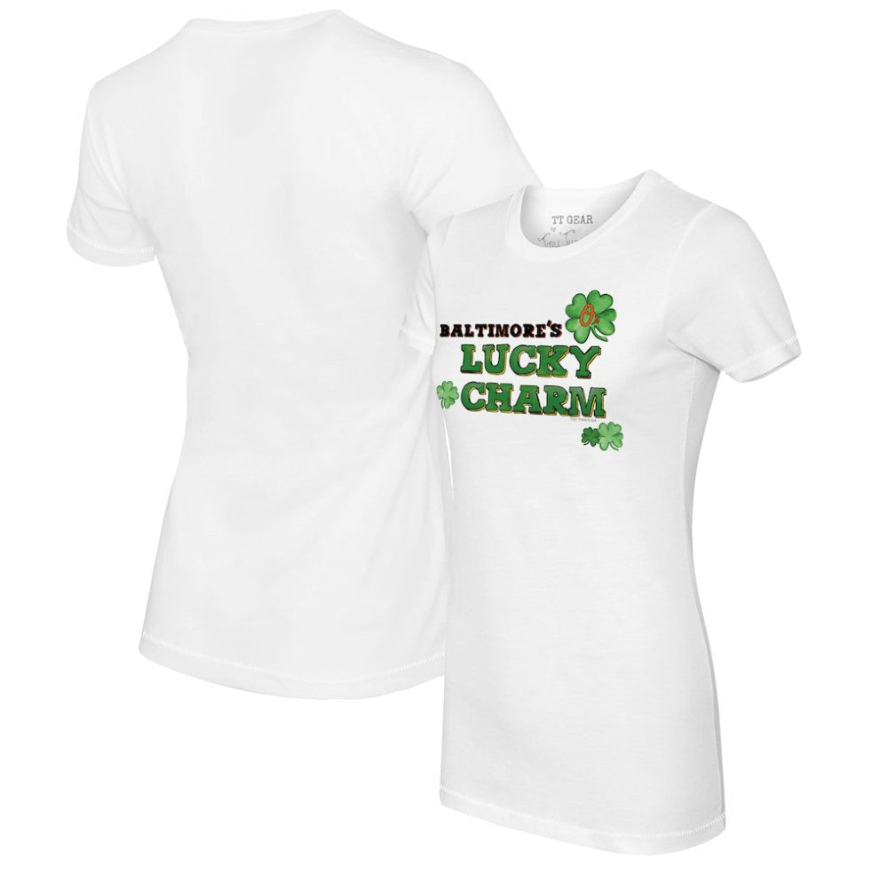 Baltimore Orioles Tiny Turnip Women's Lucky Charm T-Shirt - MLB