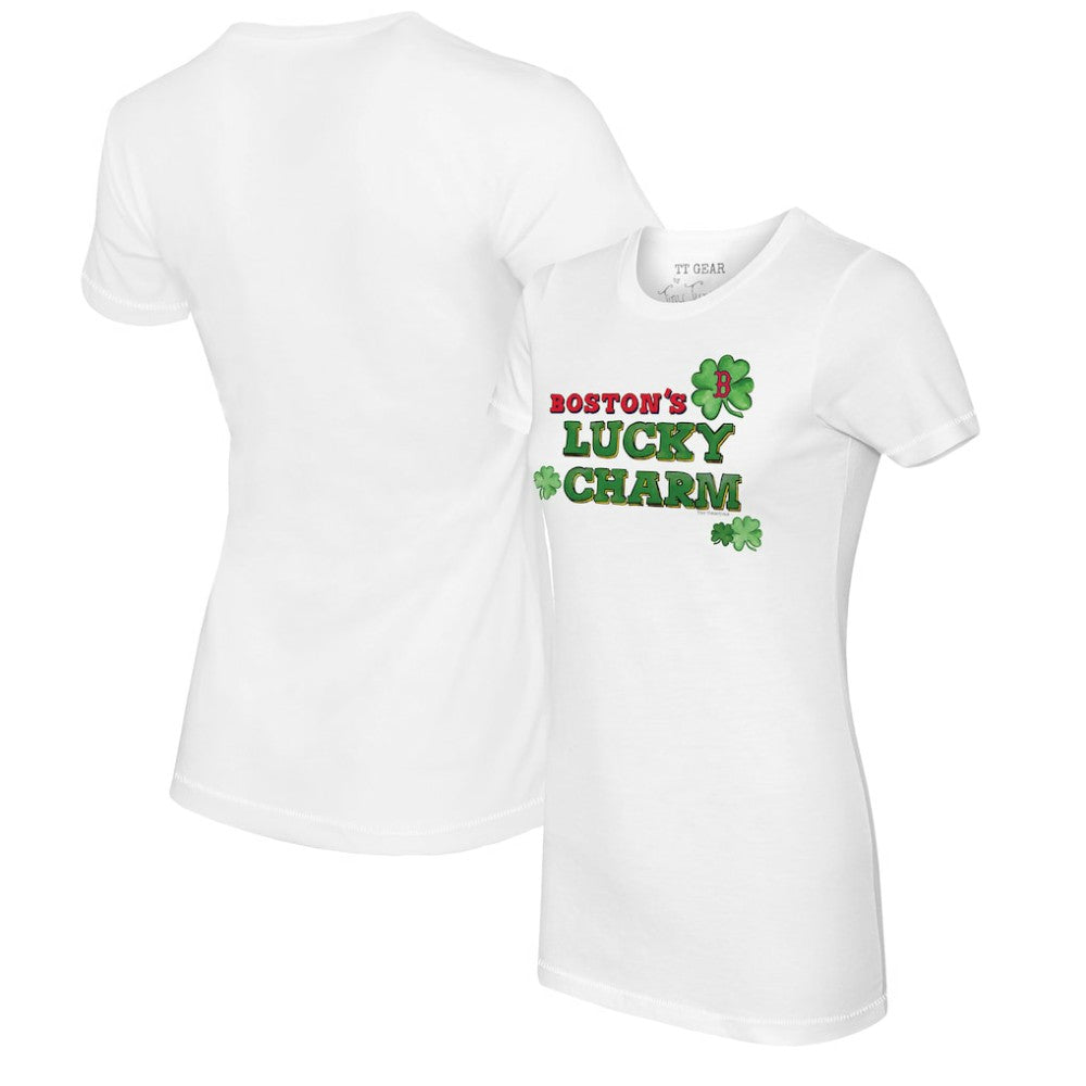 Boston Red Sox Tiny Turnip Women's Lucky Charm T-Shirt - MLB