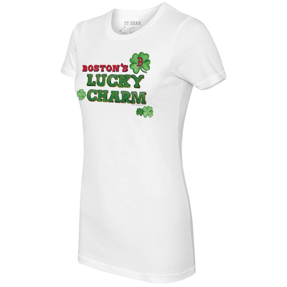 Boston Red Sox Tiny Turnip Women's Lucky Charm T-Shirt - MLB