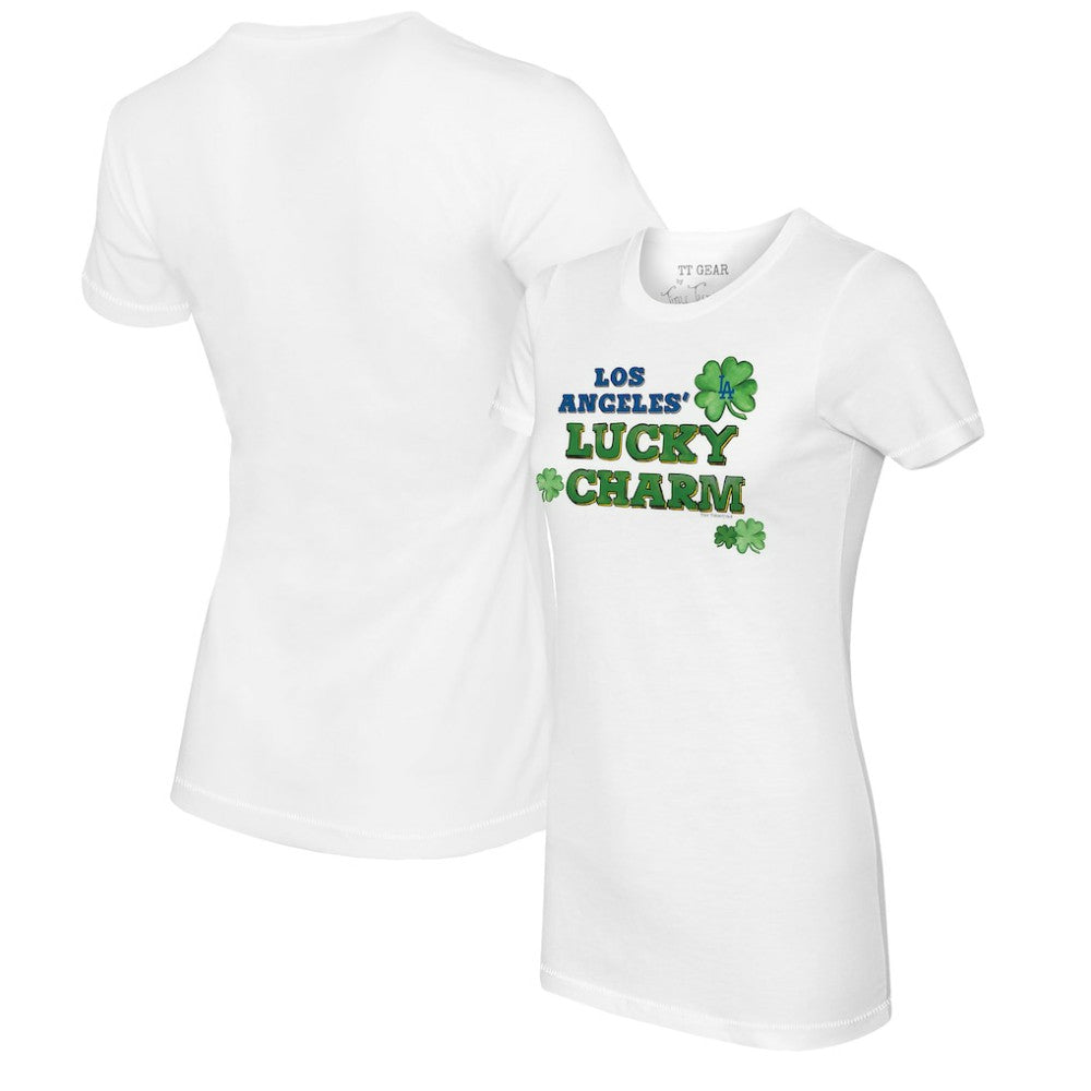 Los Angeles Dodgers Tiny Turnip Women's Lucky Charm T-Shirt - MLB