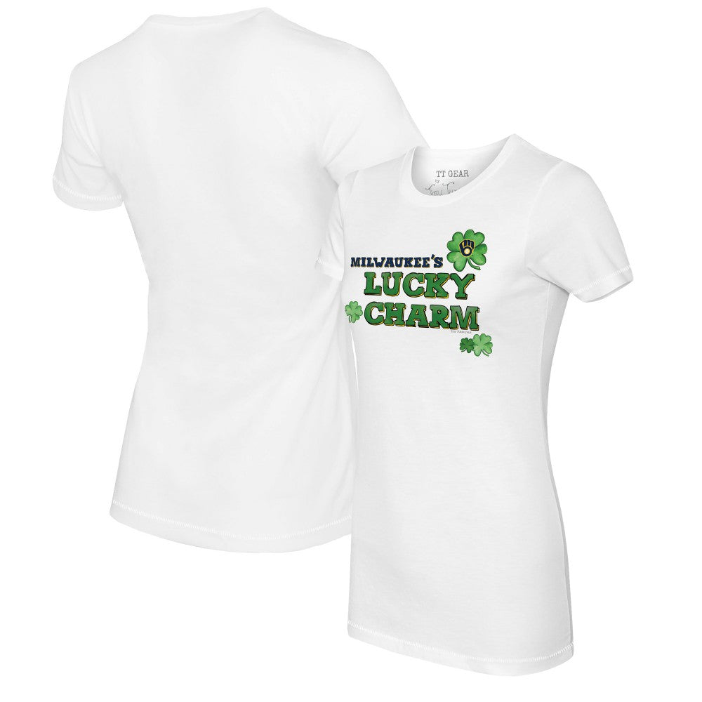 Milwaukee Brewers Tiny Turnip Women's Lucky Charm T-Shirt - MLB