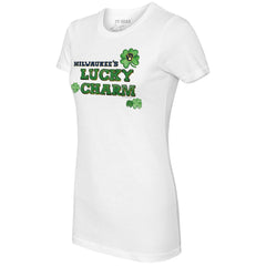 Milwaukee Brewers Tiny Turnip Women's Lucky Charm T-Shirt - MLB