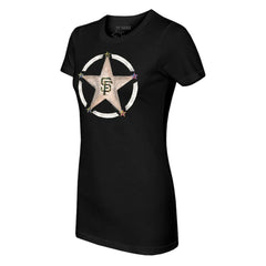 San Francisco Giants Tiny Turnip Women's Military Star T-Shirt - MLB