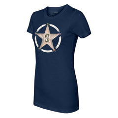 Seattle Mariners Tiny Turnip Women's Military Star T-Shirt - MLB