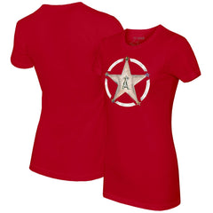 Los Angeles Angels Tiny Turnip Women's Military Star T-Shirt - MLB