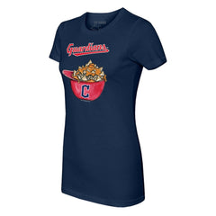 Cleveland Guardians Tiny Turnip Women's Nacho Helmet T-Shirt - MLB