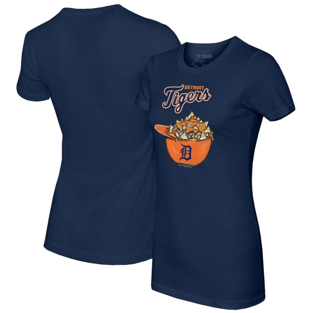Detroit Tigers Tiny Turnip Women's Nacho Helmet T-Shirt - MLB