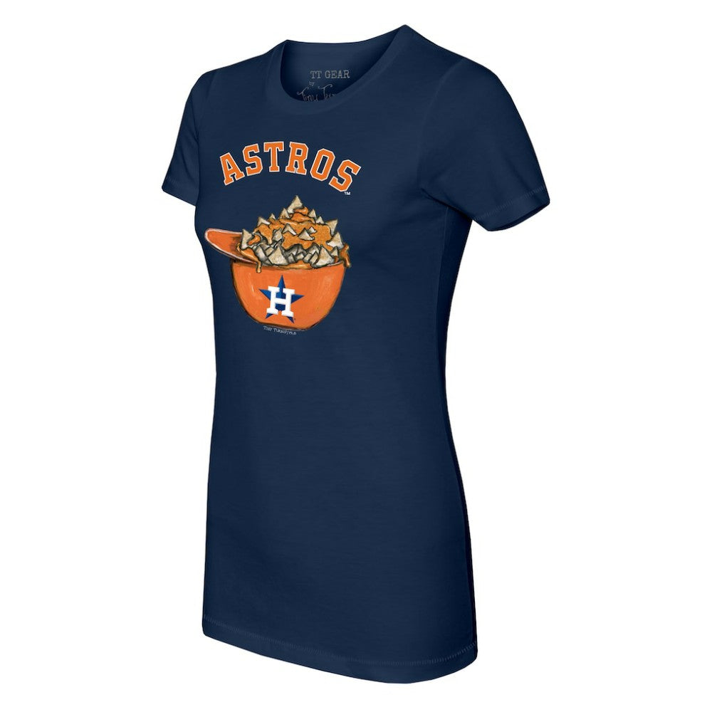 Houston Astros Tiny Turnip Women's Nacho Helmet T-Shirt - MLB