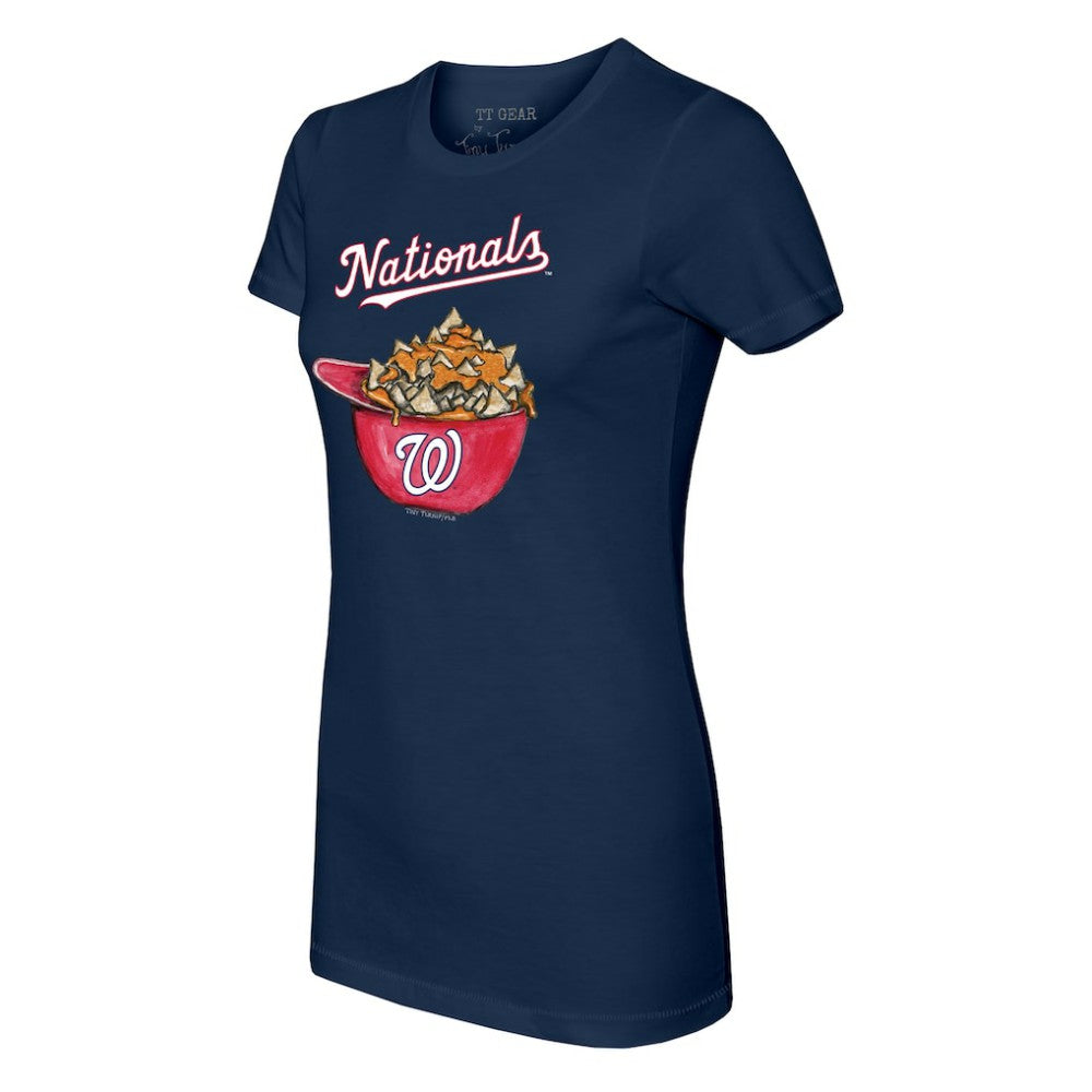 Washington Nationals Tiny Turnip Women's Nacho Helmet T-Shirt - MLB