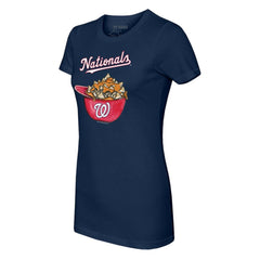 Washington Nationals Tiny Turnip Women's Nacho Helmet T-Shirt - MLB