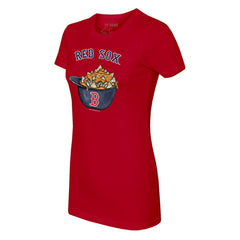 Boston Red Sox Tiny Turnip Women's Nacho Helmet T-Shirt - MLB