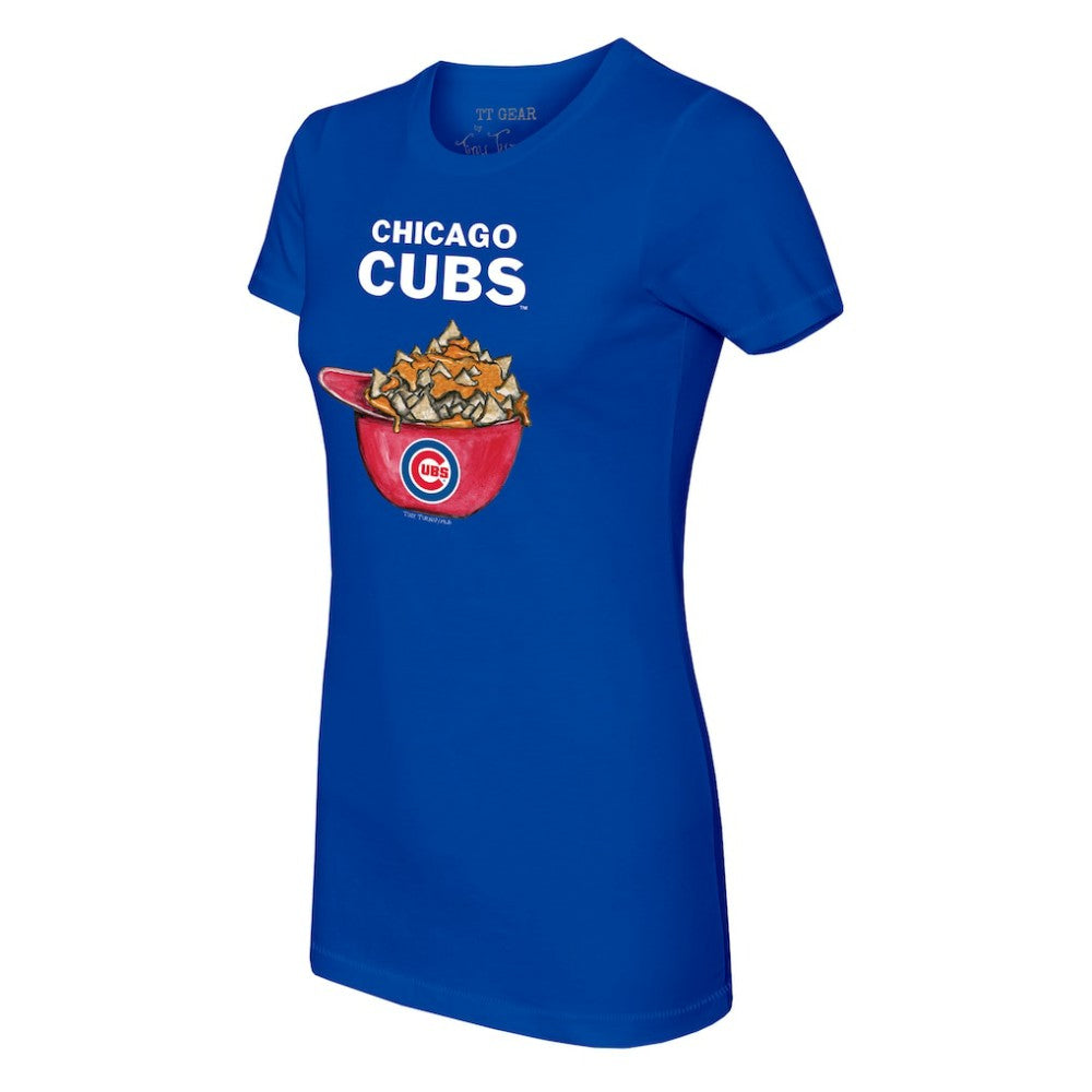 Chicago Cubs Tiny Turnip Women's Nacho Helmet T-Shirt - MLB