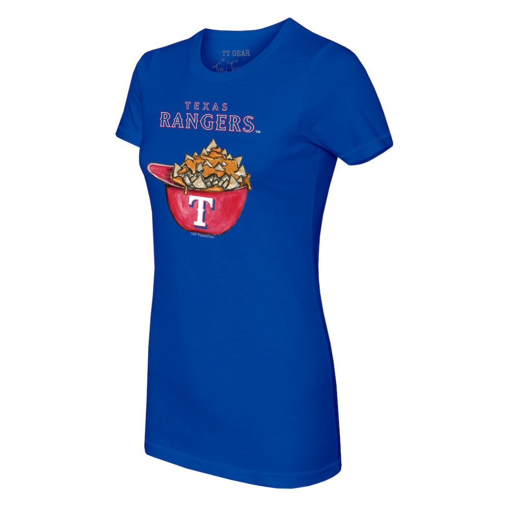 Texas Rangers Tiny Turnip Women's Nacho Helmet T-Shirt - MLB