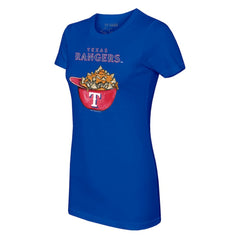Texas Rangers Tiny Turnip Women's Nacho Helmet T-Shirt - MLB