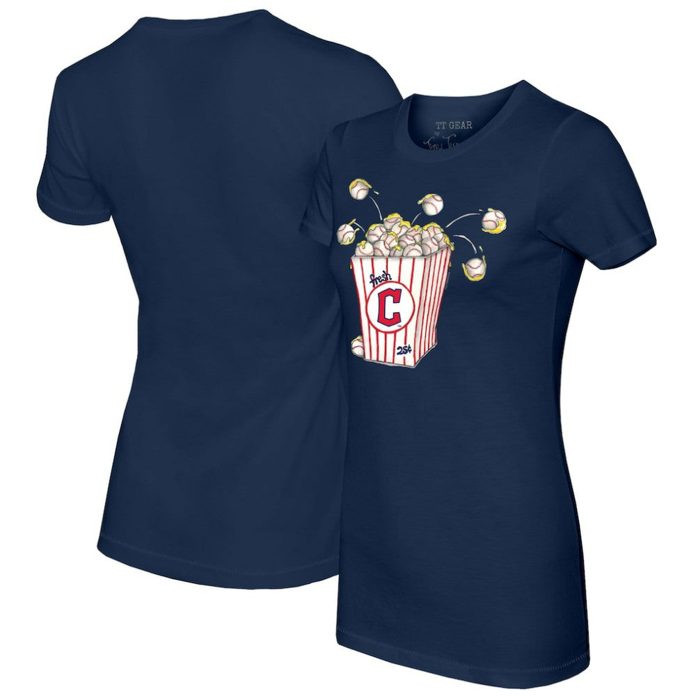 Cleveland Guardians Tiny Turnip Women's Popcorn T-Shirt - MLB