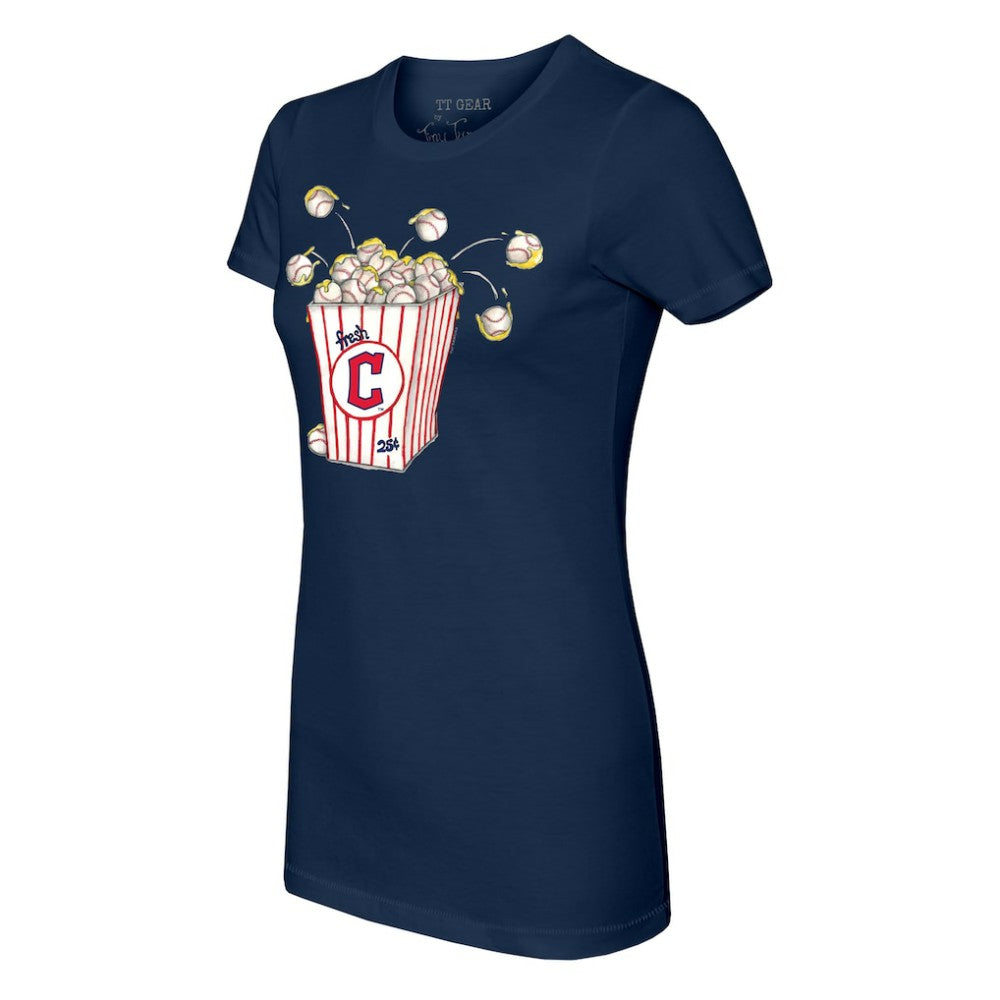 Cleveland Guardians Tiny Turnip Women's Popcorn T-Shirt - MLB