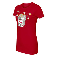 Cincinnati Reds Tiny Turnip Women's Popcorn T-Shirt - MLB