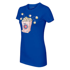 Chicago Cubs Tiny Turnip Women's Popcorn T-Shirt - MLB