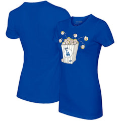 Los Angeles Dodgers Tiny Turnip Women's Popcorn T-Shirt - MLB