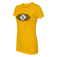 San Diego Padres Tiny Turnip Women's Prism Arrows T-Shirt - MLB