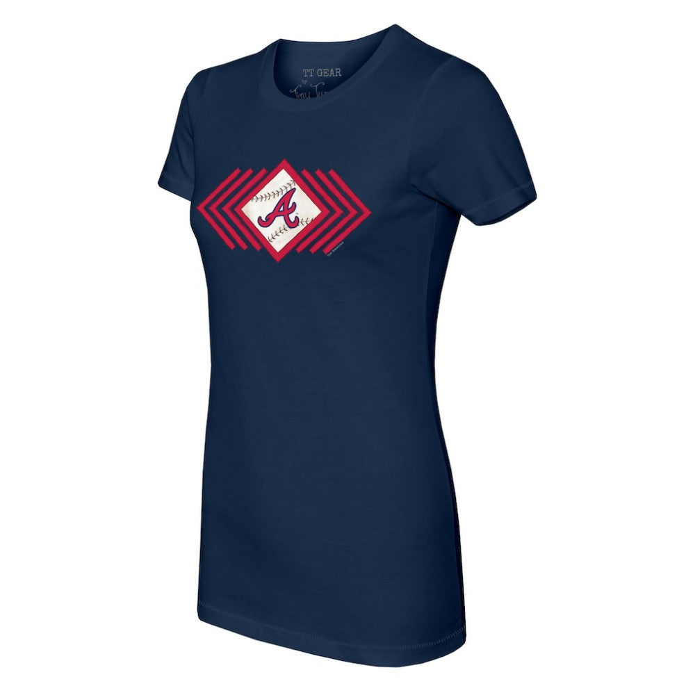 Atlanta Braves Tiny Turnip Women's Prism Arrows T-Shirt - MLB