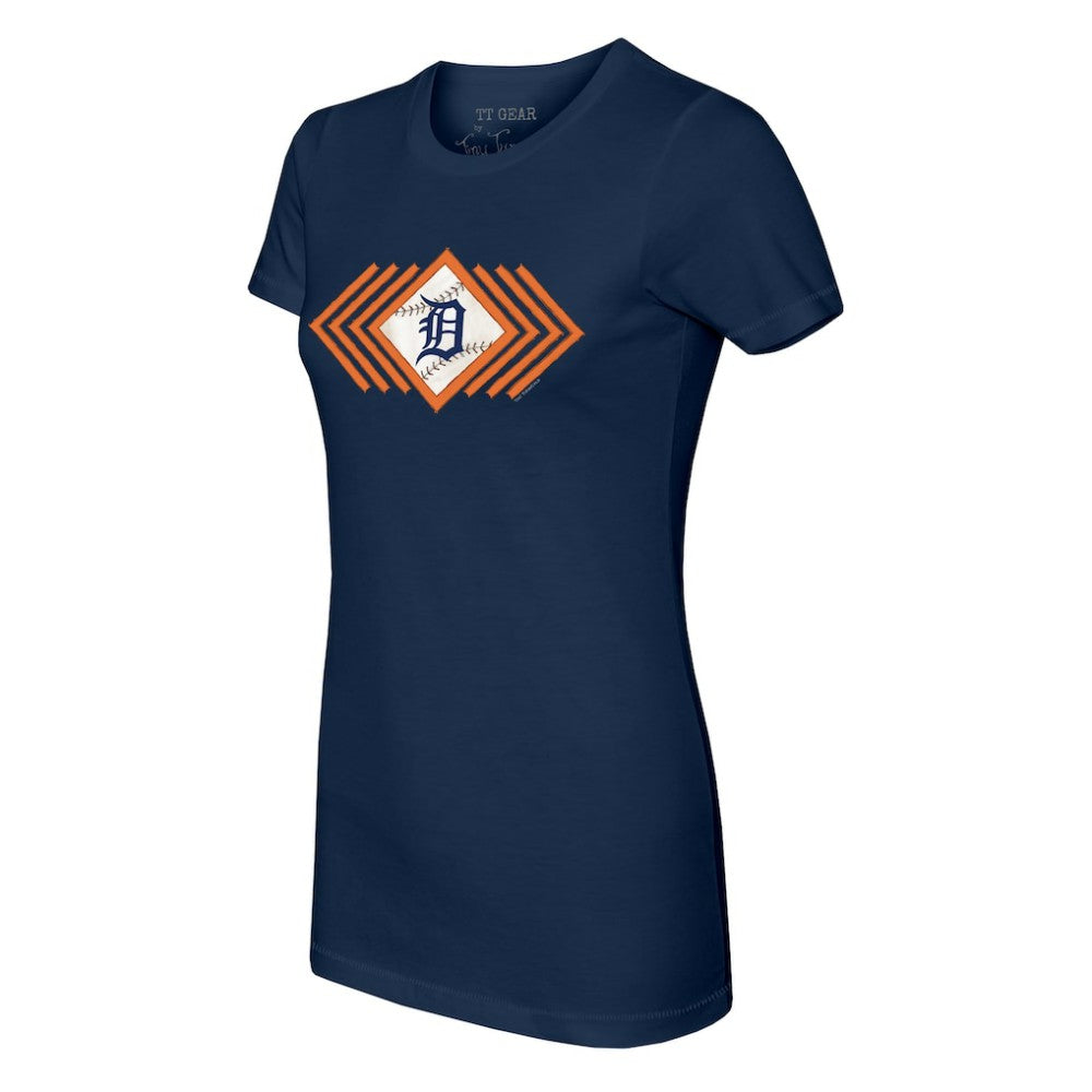 Detroit Tigers Tiny Turnip Women's Prism Arrows T-Shirt - MLB