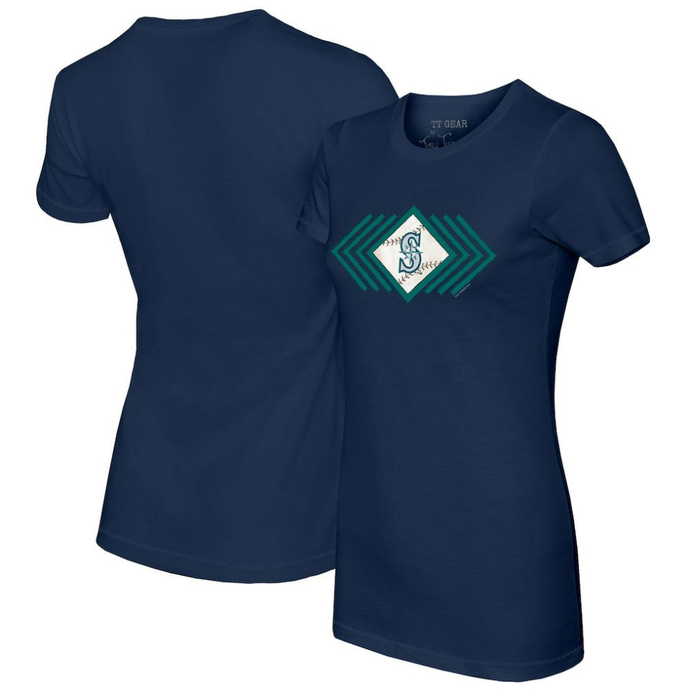 Seattle Mariners Tiny Turnip Women's Prism Arrows T-Shirt - MLB