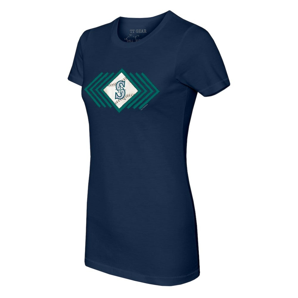 Seattle Mariners Tiny Turnip Women's Prism Arrows T-Shirt - MLB