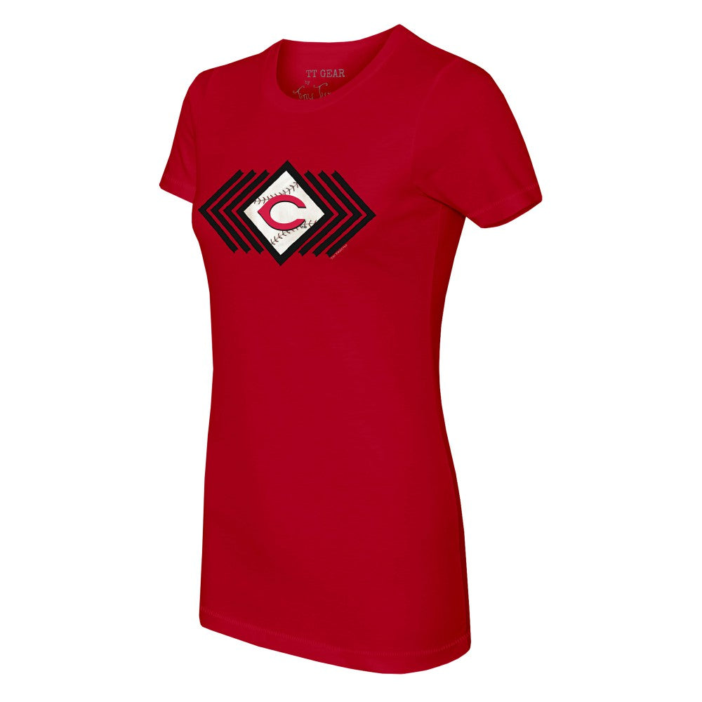 Cincinnati Reds Tiny Turnip Women's Prism Arrows T-Shirt - MLB