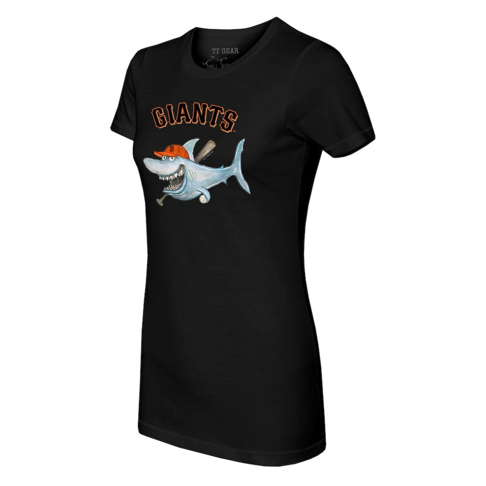 San Francisco Giants Tiny Turnip Women's Shark T-Shirt - MLB