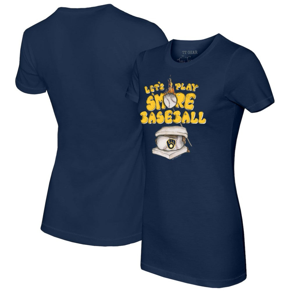 Milwaukee Brewers Tiny Turnip Women's Smores T-Shirt - MLB