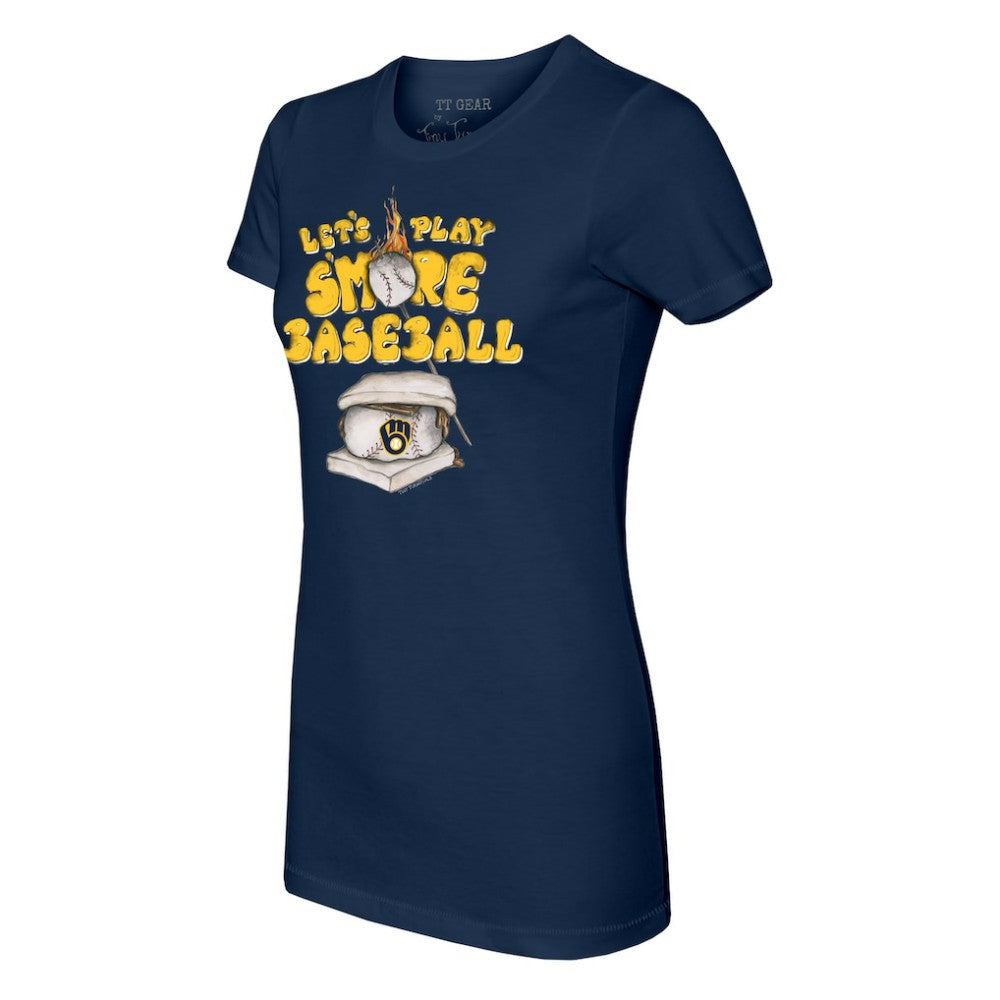 Milwaukee Brewers Tiny Turnip Women's Smores T-Shirt - MLB