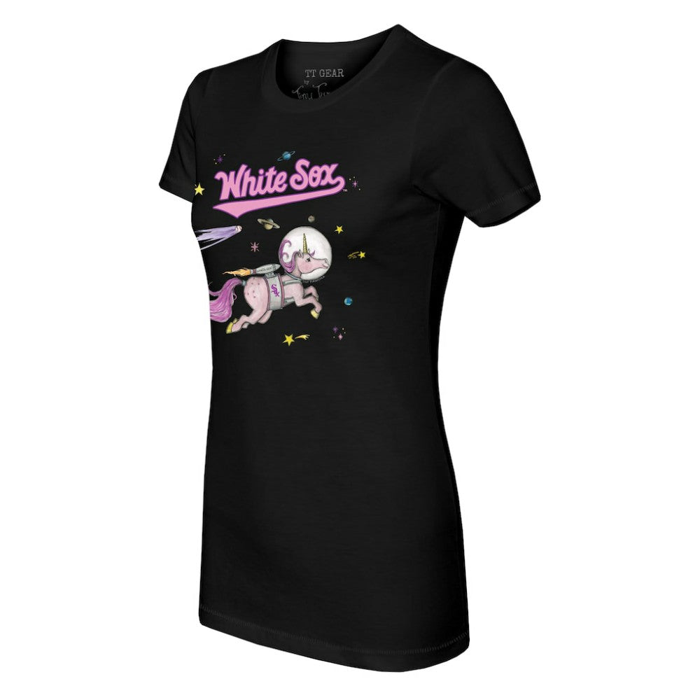 Chicago White Sox Tiny Turnip Women's Space Unicorn T-Shirt - MLB
