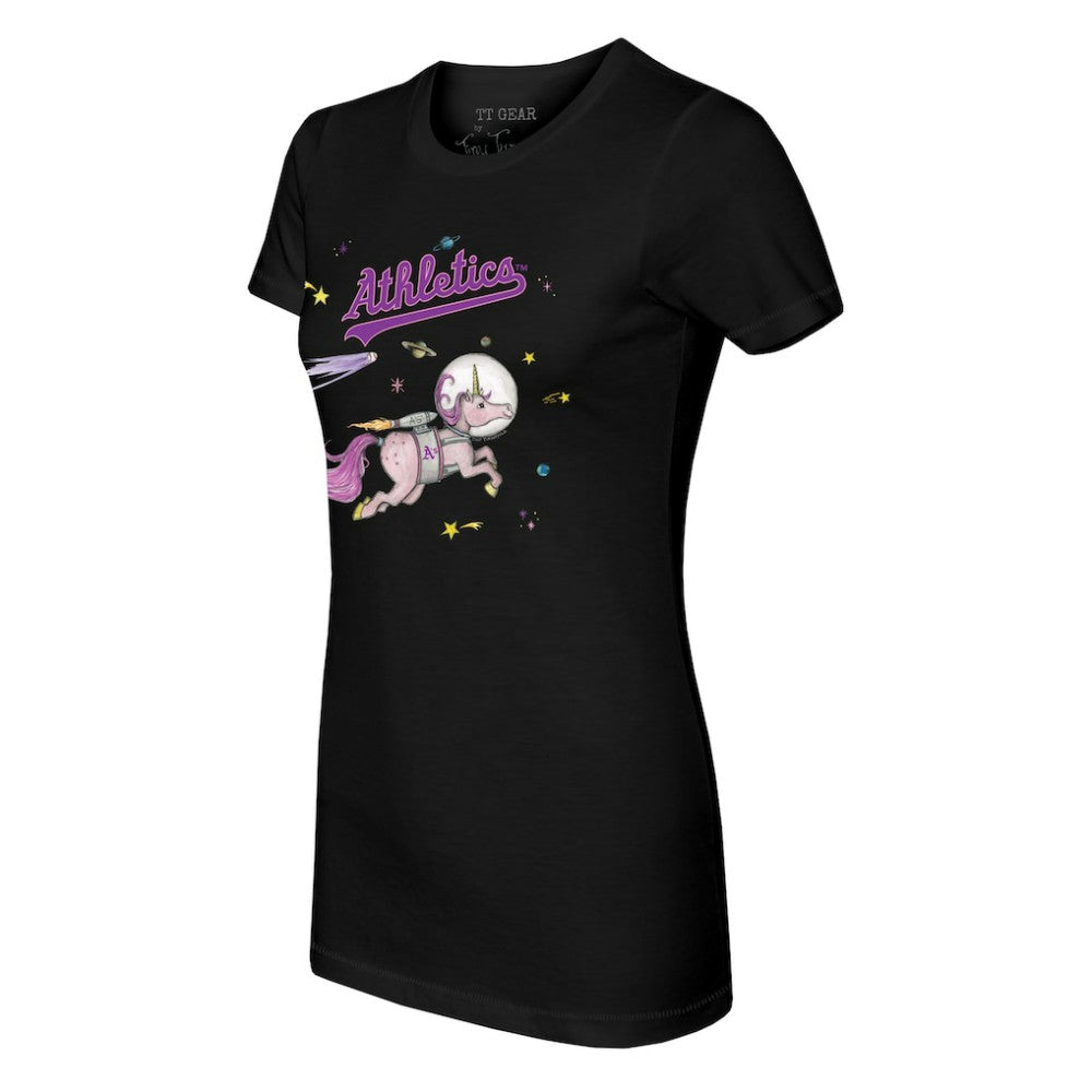 Athletics Tiny Turnip Women's Space Unicorn T-Shirt - MLB