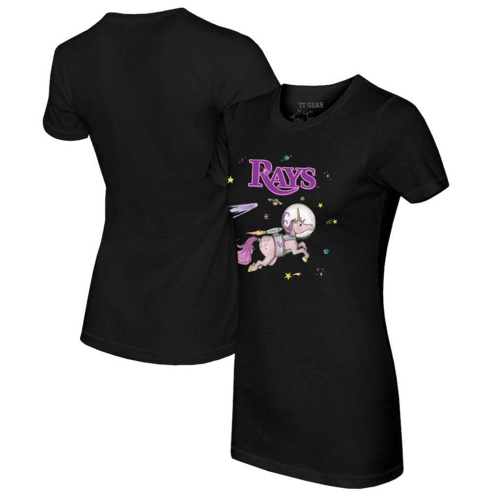 Tampa Bay Rays Tiny Turnip Women's Space Unicorn T-Shirt - MLB
