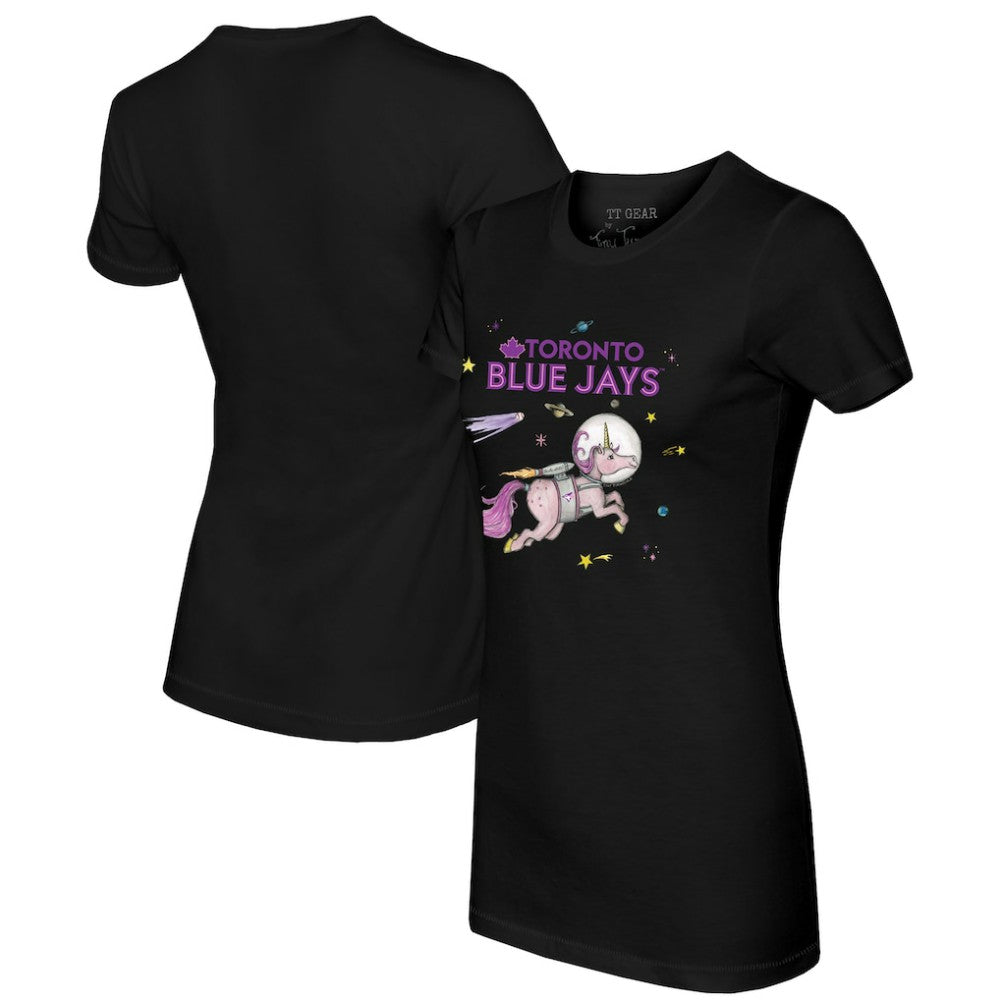 Toronto Blue Jays Tiny Turnip Women's Space Unicorn T-Shirt - MLB