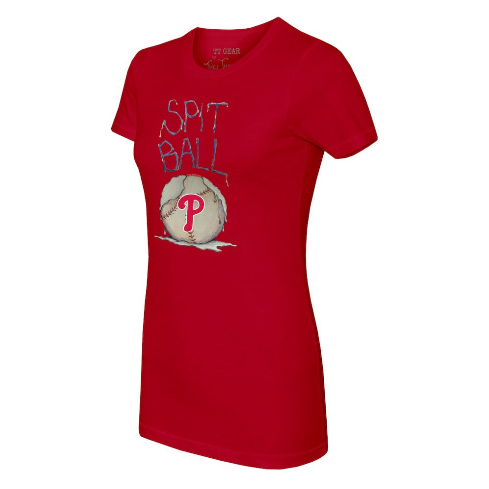 Philadelphia Phillies Tiny Turnip Women's Spit Ball T-Shirt - MLB