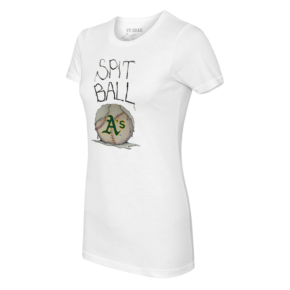 Athletics Tiny Turnip Women's Spit Ball T-Shirt - MLB