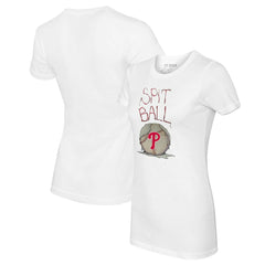 Philadelphia Phillies Tiny Turnip Women's Spit Ball T-Shirt - MLB