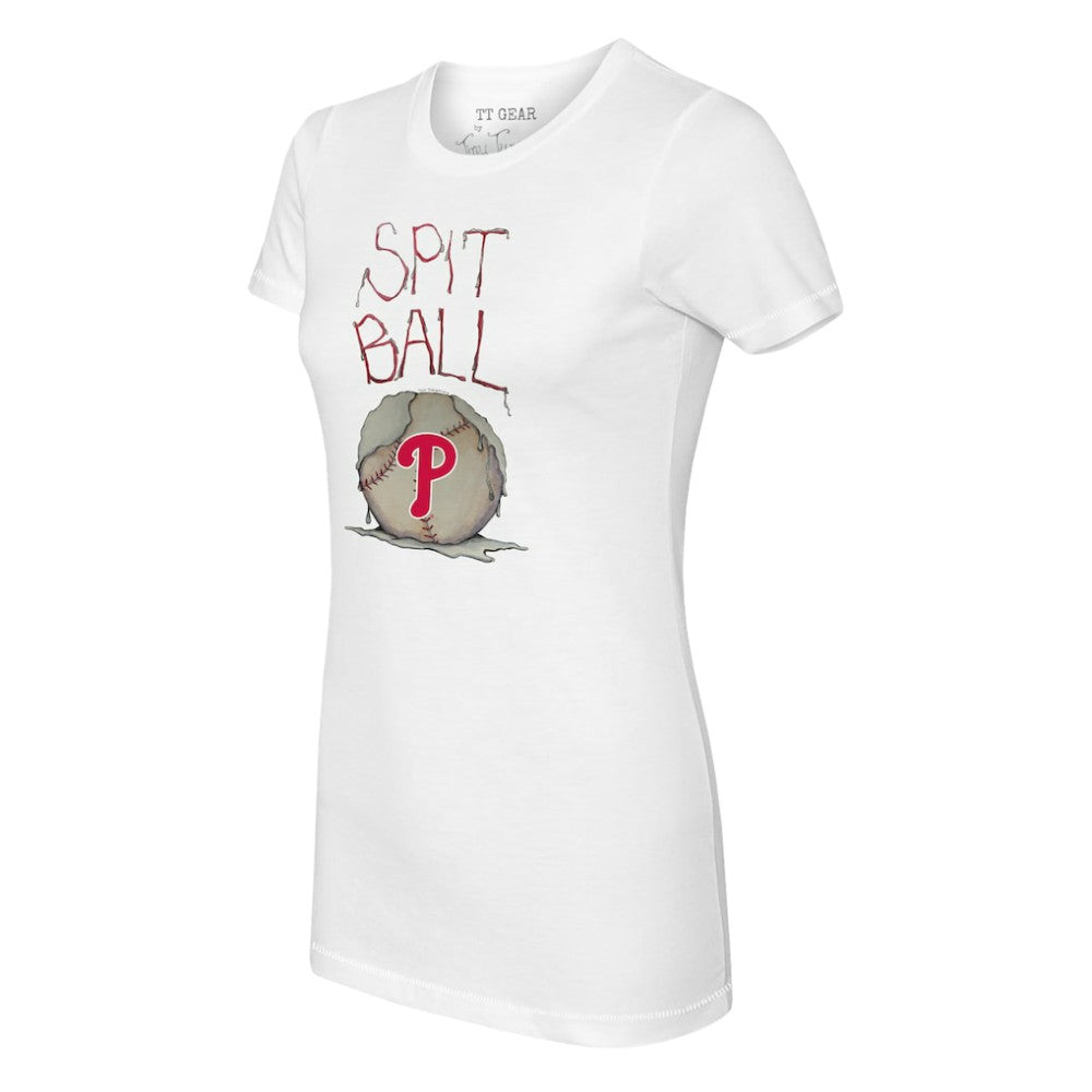 Philadelphia Phillies Tiny Turnip Women's Spit Ball T-Shirt - MLB