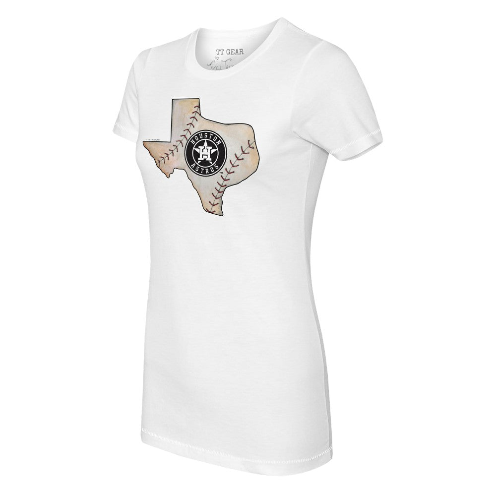 Houston Astros Tiny Turnip Women's State Outline T-Shirt - MLB