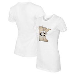 Minnesota Twins Tiny Turnip Women's State Outline T-Shirt - MLB