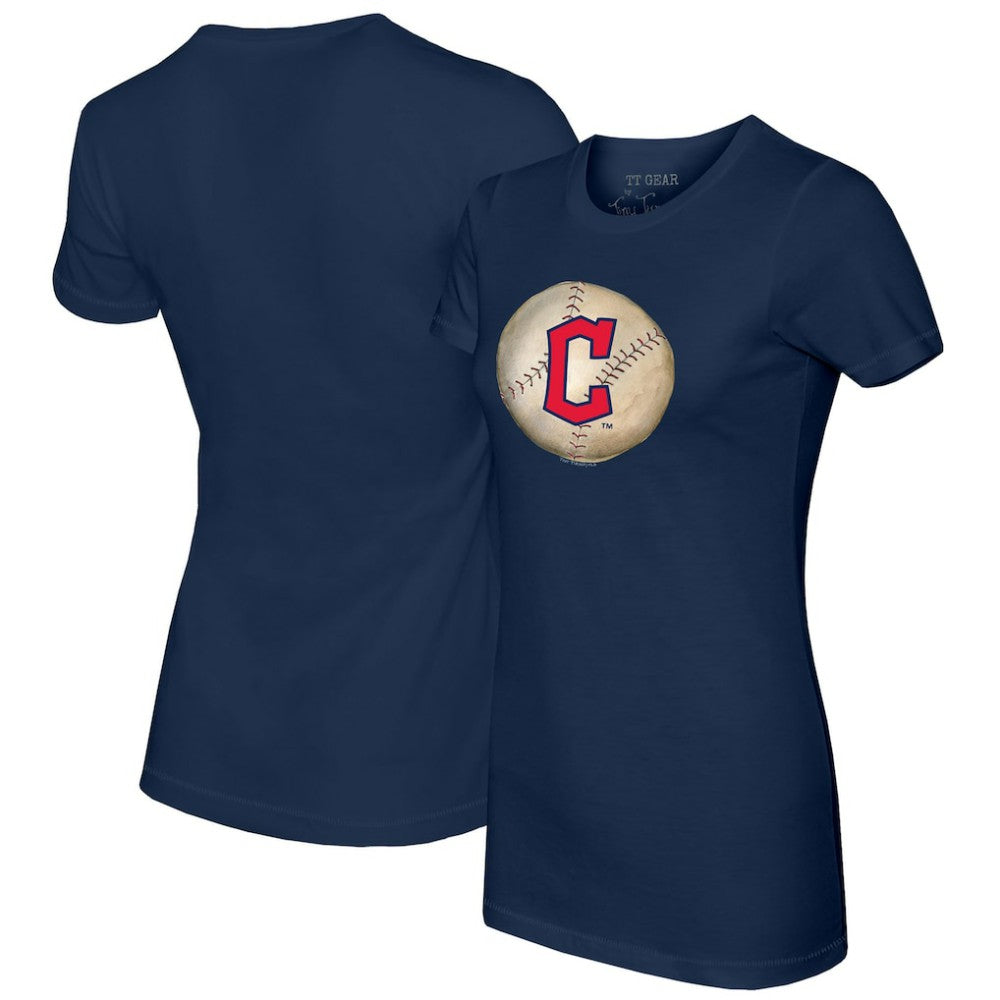 Cleveland Guardians Tiny Turnip Women's Stitched Baseball T-Shirt - MLB