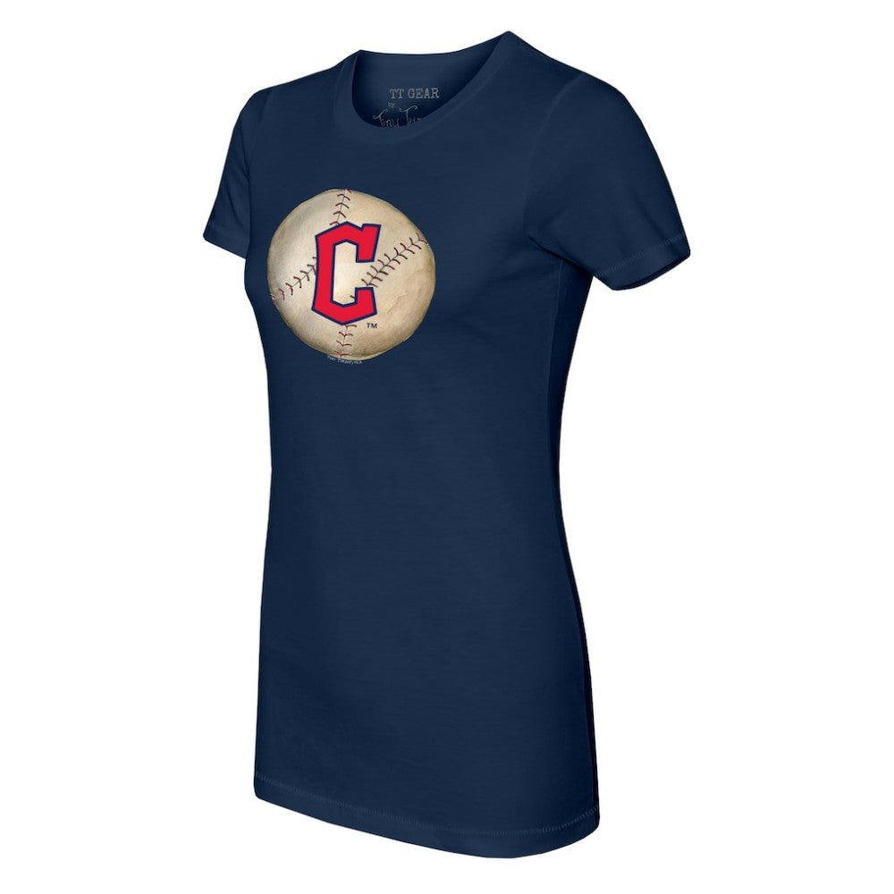 Cleveland Guardians Tiny Turnip Women's Stitched Baseball T-Shirt - MLB