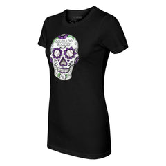 Colorado Rockies Tiny Turnip Women's Sugar Skull T-Shirt - MLB