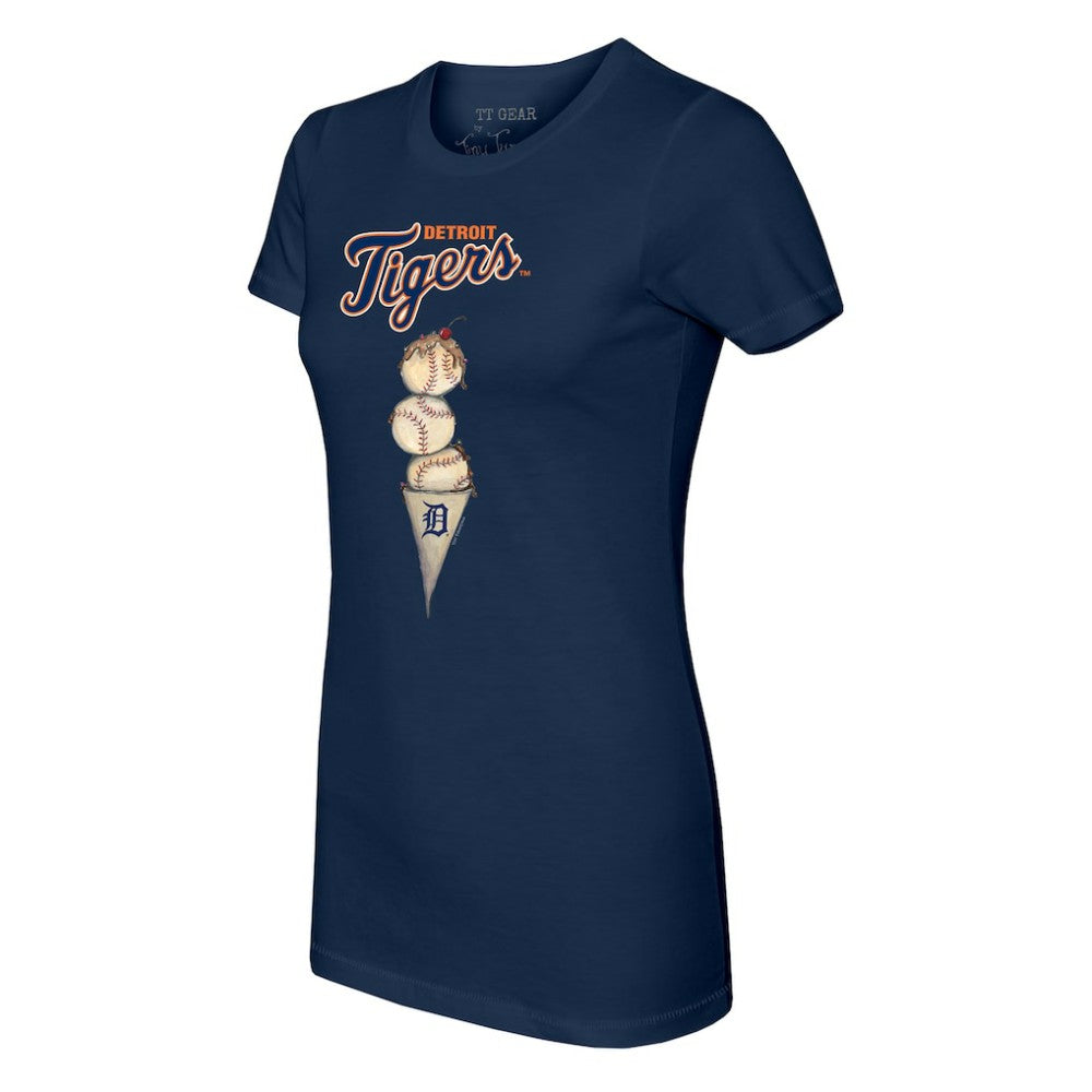 Detroit Tigers Tiny Turnip Women's Triple Scoop T-Shirt - MLB