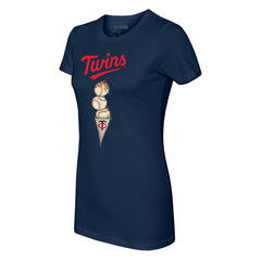 Minnesota Twins Tiny Turnip Women's Triple Scoop T-Shirt - MLB