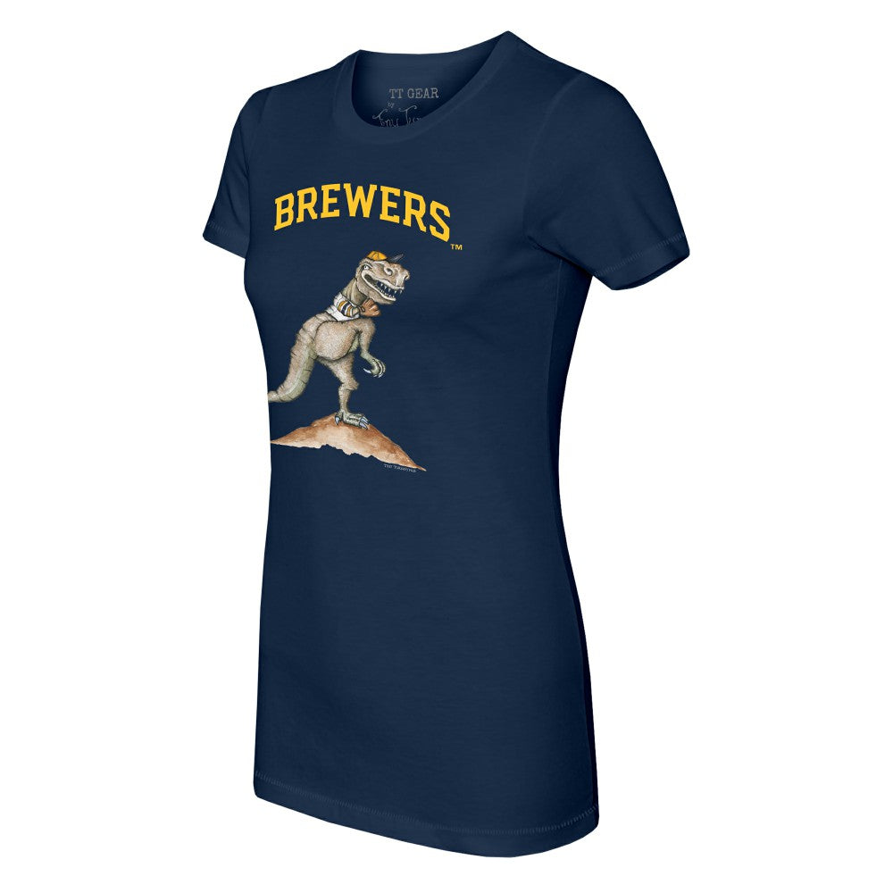 Milwaukee Brewers Tiny Turnip Women's TT Rex T-Shirt - MLB