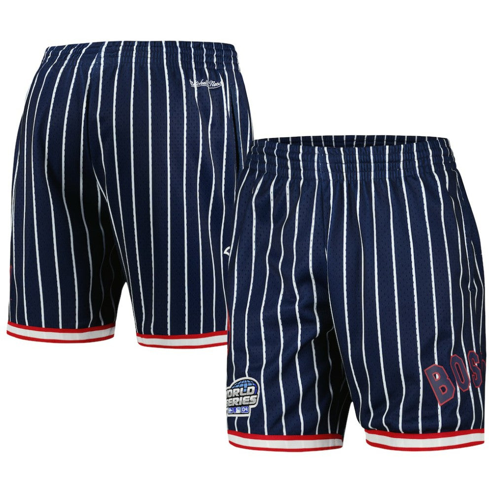 Boston Red Sox Mitchell & Ness Cooperstown Collection 2004 World Series City Collection Mesh Shorts - MLB