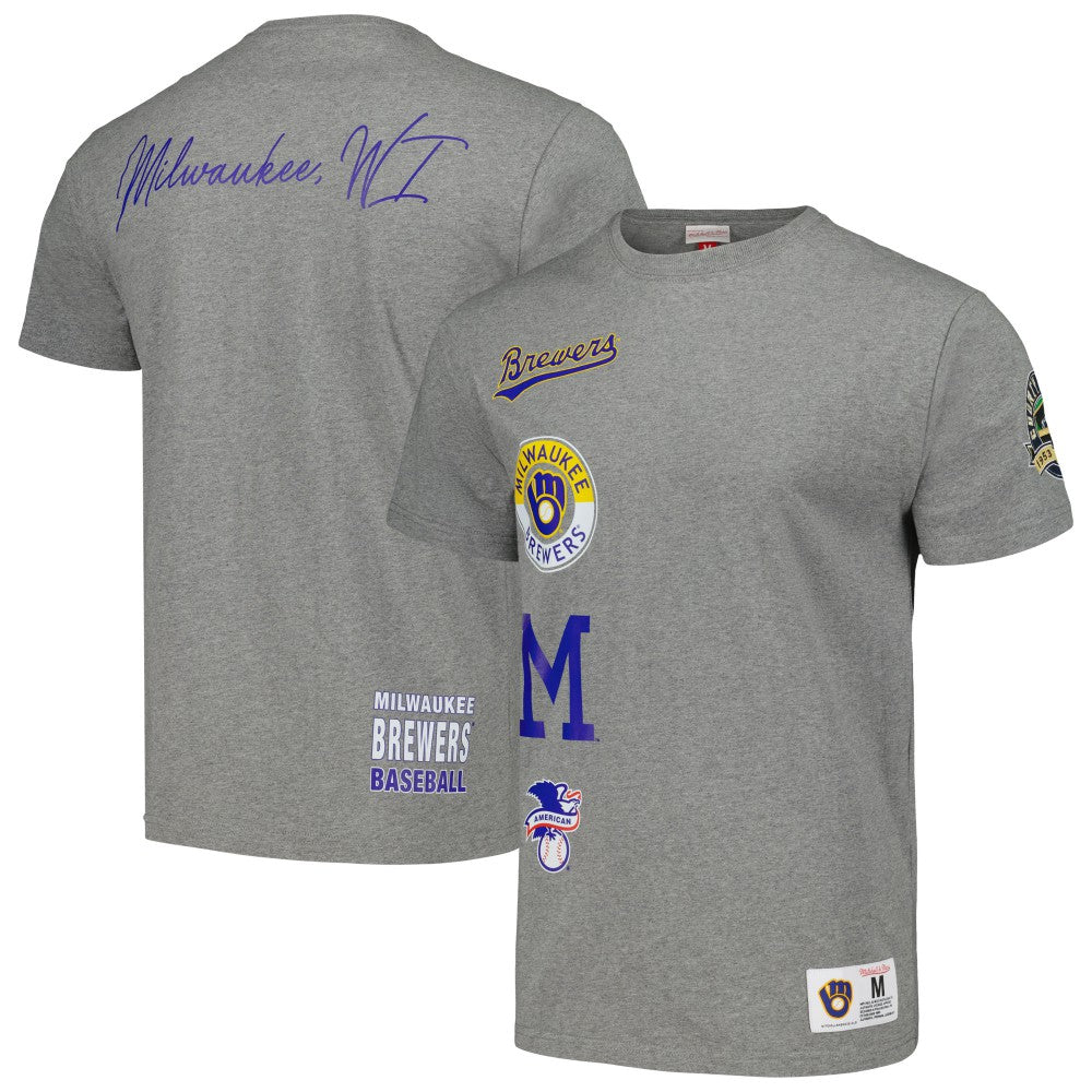 Milwaukee Brewers Mitchell & Ness Cooperstown Collection City Collection T-Shirt - MLB